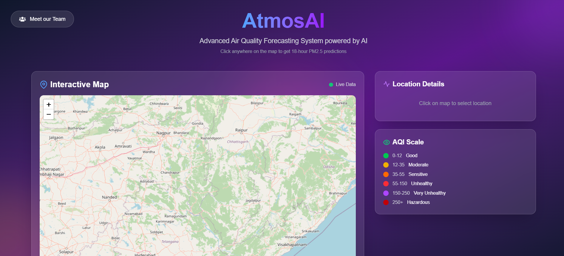 AtmosAI – Air Quality Monitoring