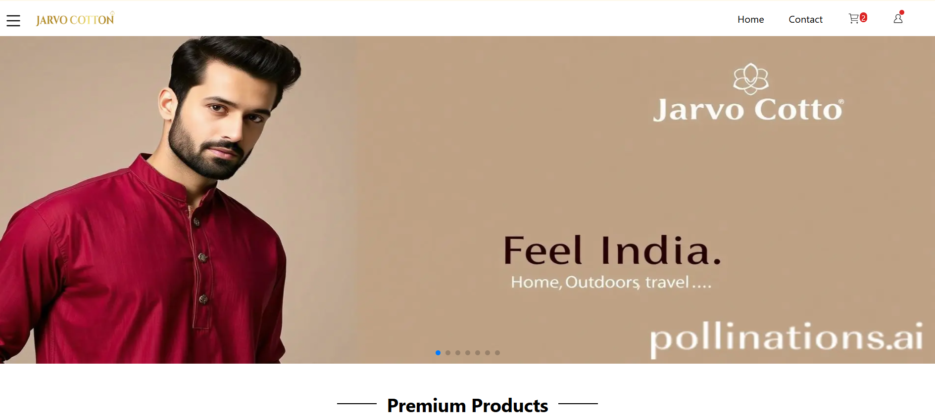 Jarvo Cotton E-commerce